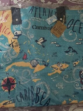 Karma Carnival Cruise Line Jute Tote